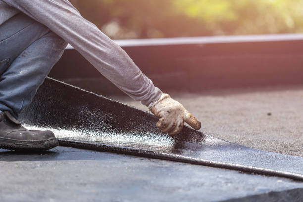 Professional Interior Drainage System technician working in Boston, MA